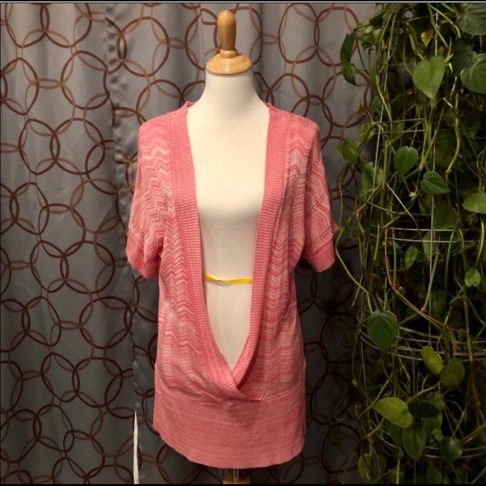 Pink Chevron Sweater